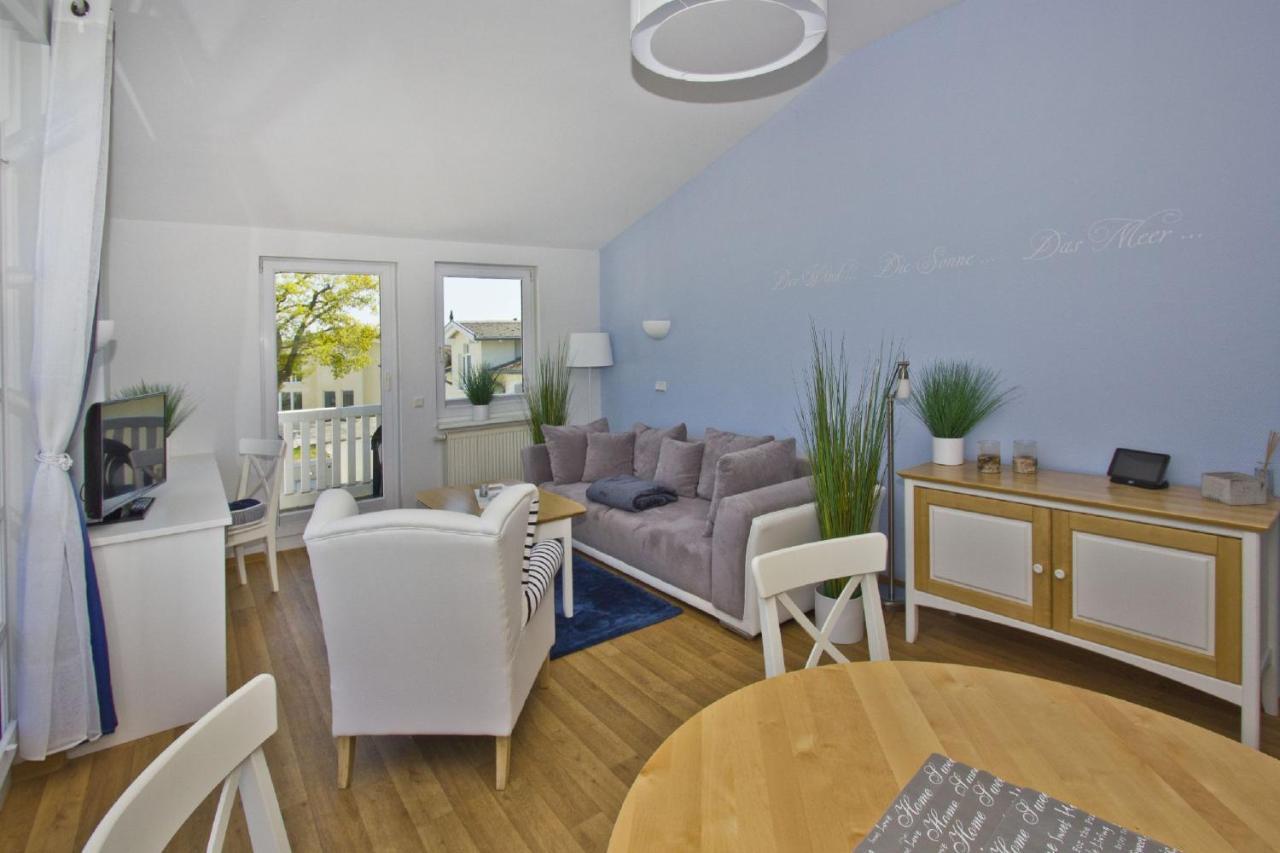 Mit Meerblick Und Balkon, Gratis Nutzung Vom Ahoi Erlebnisbad Und Sauna In Sellin - Meeresblick Fewo 48 奥斯特巴德·哥伦 外观 照片